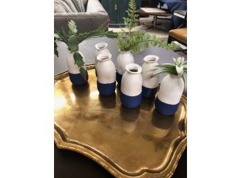 Set Of 7 Freeform Mini Vases