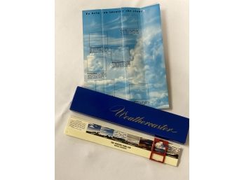 Vintage Weathermaster Cloud Identity Slide In Box