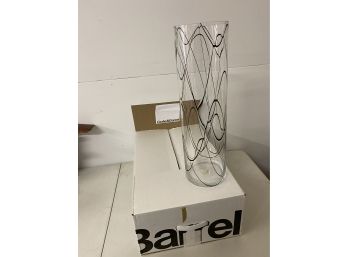 Crate And Barrel 20” Vase, New In Box