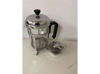 French Press And Nutmeg Grinder
