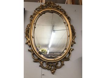 Vintage Ornately Framed Mirror