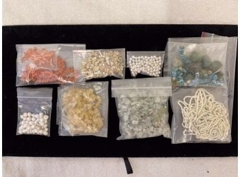 8 Small Bags Of Beads