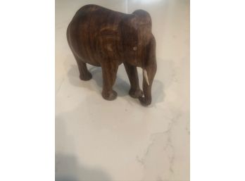 Hand Carved Teak Elephant