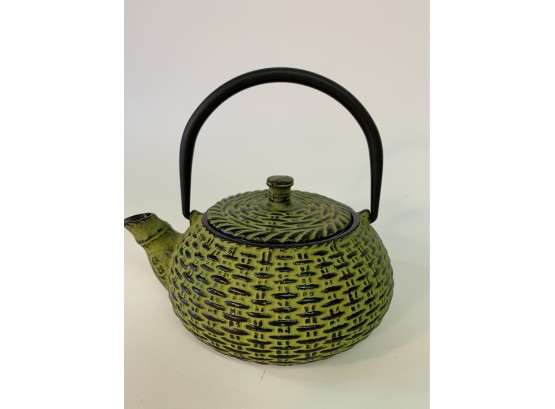 Cast Iron Teapot Approx. 6 Inches Tall & 5  Inches Wide
