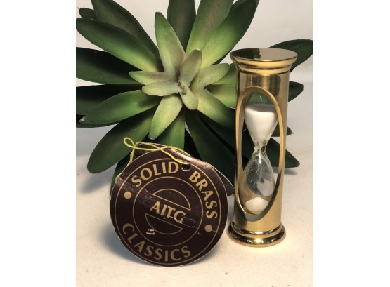 AITG Solid Brass Timer