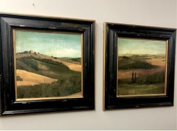Large Tuscan Sun Landscapes  With Awesome Framing