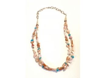 Native American Inspired Double Strand Necklace