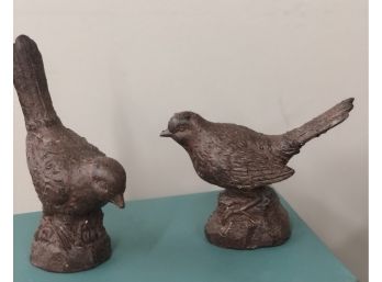 Sweeeeet Resin Carved Bird Figurines