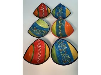 Del Rio Salado Ceramic Hand Painted Small Bowls