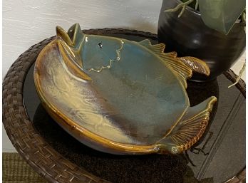 Contemporary Ceramic Fish Bowl