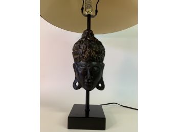 Buddha  Head Table Lamp Approx. 27 X 20 Inches