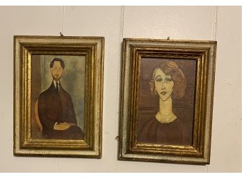 2 Framed Prints By Amedeo Modigliani