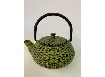 Cast Iron Teapot Approx. 6 Inches Tall & 5  Inches Wide