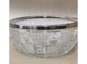Amazing Crystal/cut Glass Bowl With Style And Class.