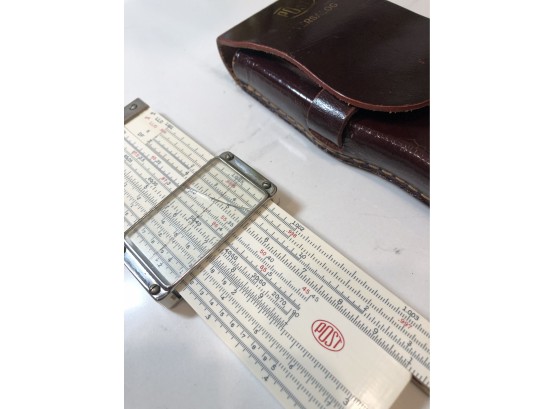 Vintage Fred Post CO. Versalog, Slide Rule, Scientific Measuring Device # 1460