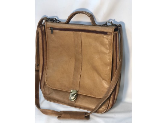 Leather Satchel Travel Bag