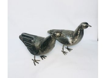 Amazing Welded Metal Pigeons
