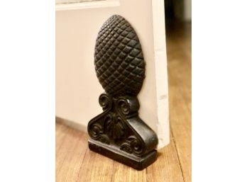 Tall Cast Iron Door Stop: Pineapple-  Sign Of Hospitality