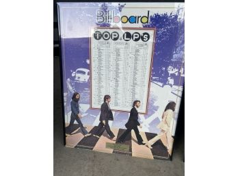 Billboard Top 100 LPs Poster 11-1-69