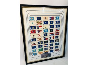 Framed Bicentennial Stamp Page. 13 Cent Stamps, Commemorative !