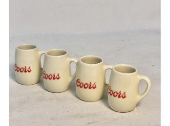 Coors Collectors!   Mini Mini Coors Mugs!