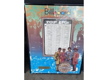 Billboard Top 100 LPs Poster. 7-1-67