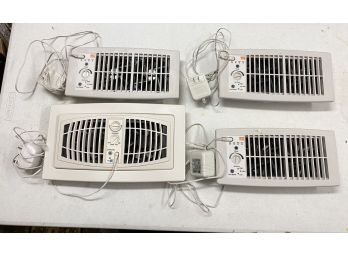 Four Small Window Fans