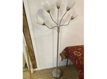 Five Bulb Flexible Floor Lamp