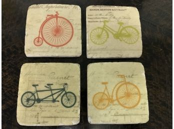 Cool Bicycle Coasters Set Of Four