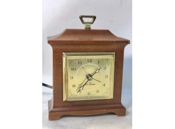 Vintage Seth Thomas Alarm Clock, Perfect For Mantel, Dresser On Nightstand