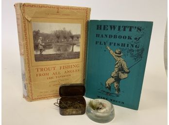 Vintage Fishing Books , Flies, & Hooks