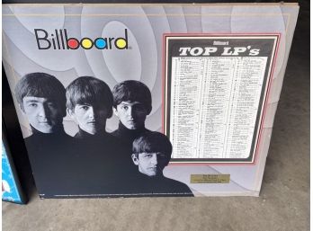 Billboard Top 100 LPs List Poster 2-15-64