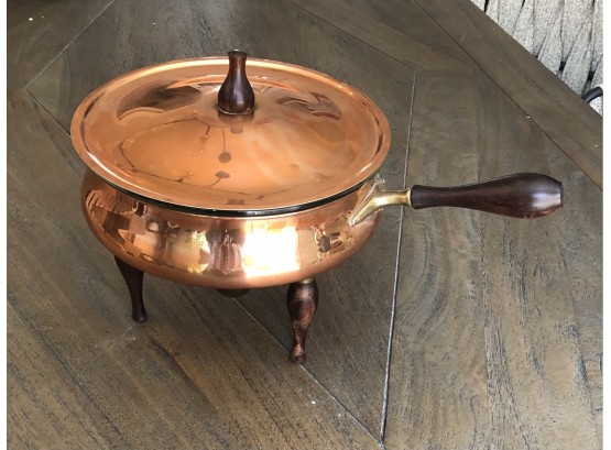 Vintage Copper Chafing Warming Serving Set