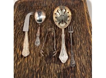 Antique Silver And Stainless Specialty Utensils
