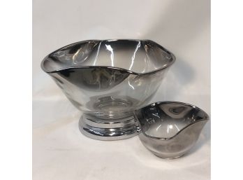 Dorothy Thorpe Inspired Chip And Dip Set, Mid Century Modern Bliss