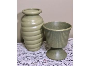 Vintage Pottery, McCoy Floraline And Haeger (?)