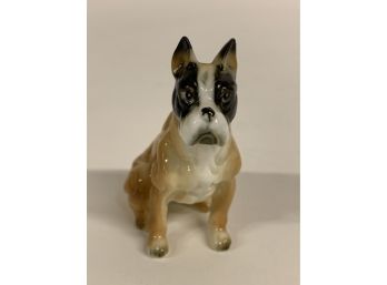 Porcelain Boxer Figurine Approx. 3.5 X 2.5 Inches