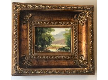 Amazing Landscape Painting In Chunky Frame #1