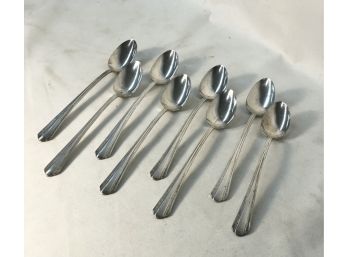 W A Rogers A1 Plus Silver Ice Tea Spoons