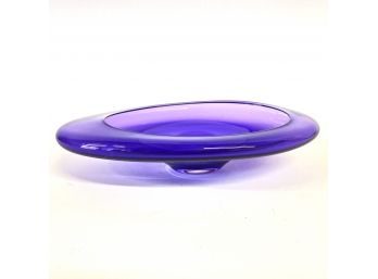 Fantastic Purple Mid Century Glass Bowl Made In Canada