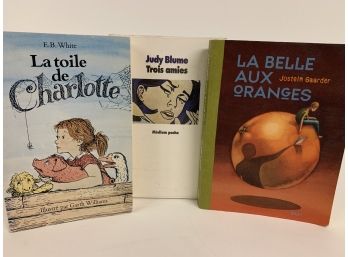 Three Books In French