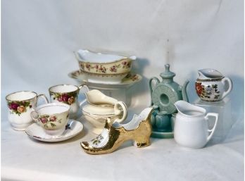 Assortment Of China Pieces From  Across The Globe
