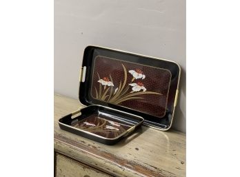 Asian Inspired Laquer Trays