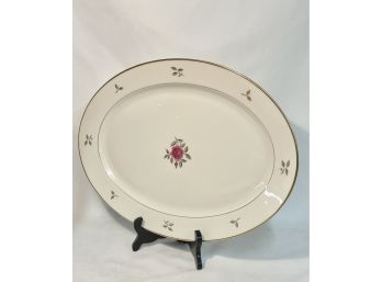 Vintage Lenox China Rhodero Pattern Large Serving Platter 17 X 13