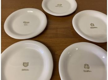 WIlliams Sonoma Set Of Five, 6 Inch Cheese Plates