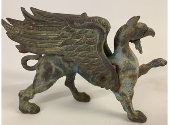 Metal Patinated Griffin