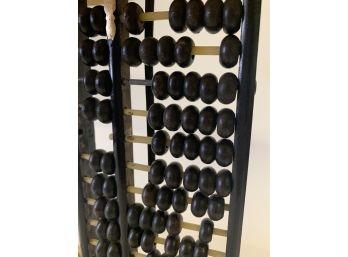Vintage Abacus Lamp Approx. 23 X16.5 Inches