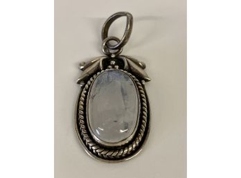 Handcrafted Silver & Quartz Necklace Pendant