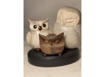Mid Century Modern Inspired Owls