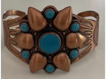 Solid Copper Cuff Bracelet